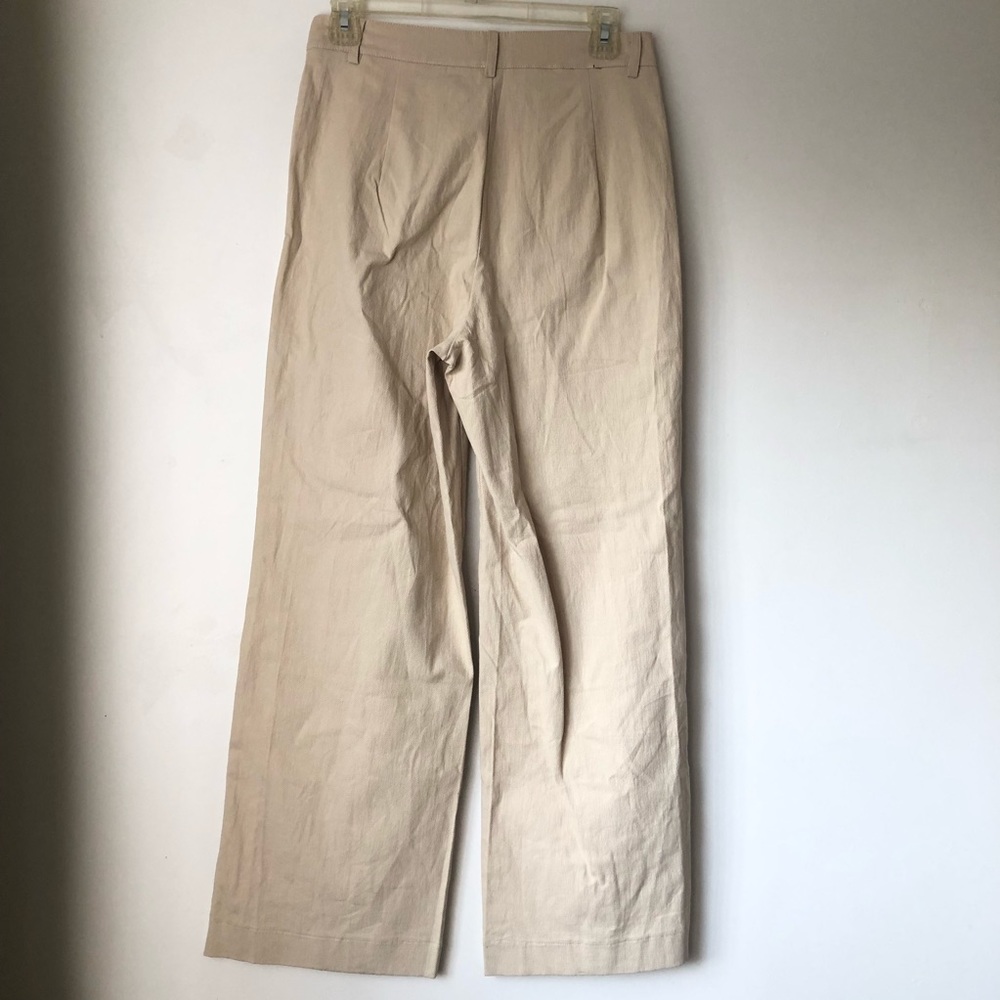 Princess Polly Carter Beige High Rise Straight Leg Pants 4 - Picture 9 of 10